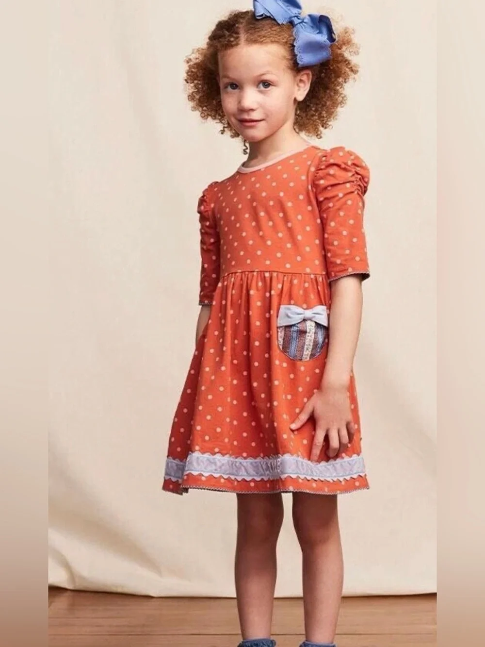 NWT Matilda Jane Heart to Heart Spot On Polka Dot Knit Lap Dress